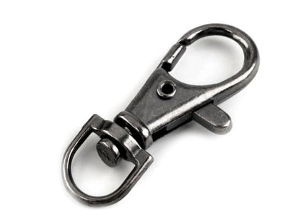 Mousqueton métallique pour sangle de 10 mm