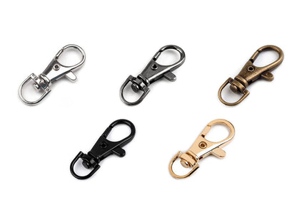 Mousqueton métallique pour sangle de 10 mm