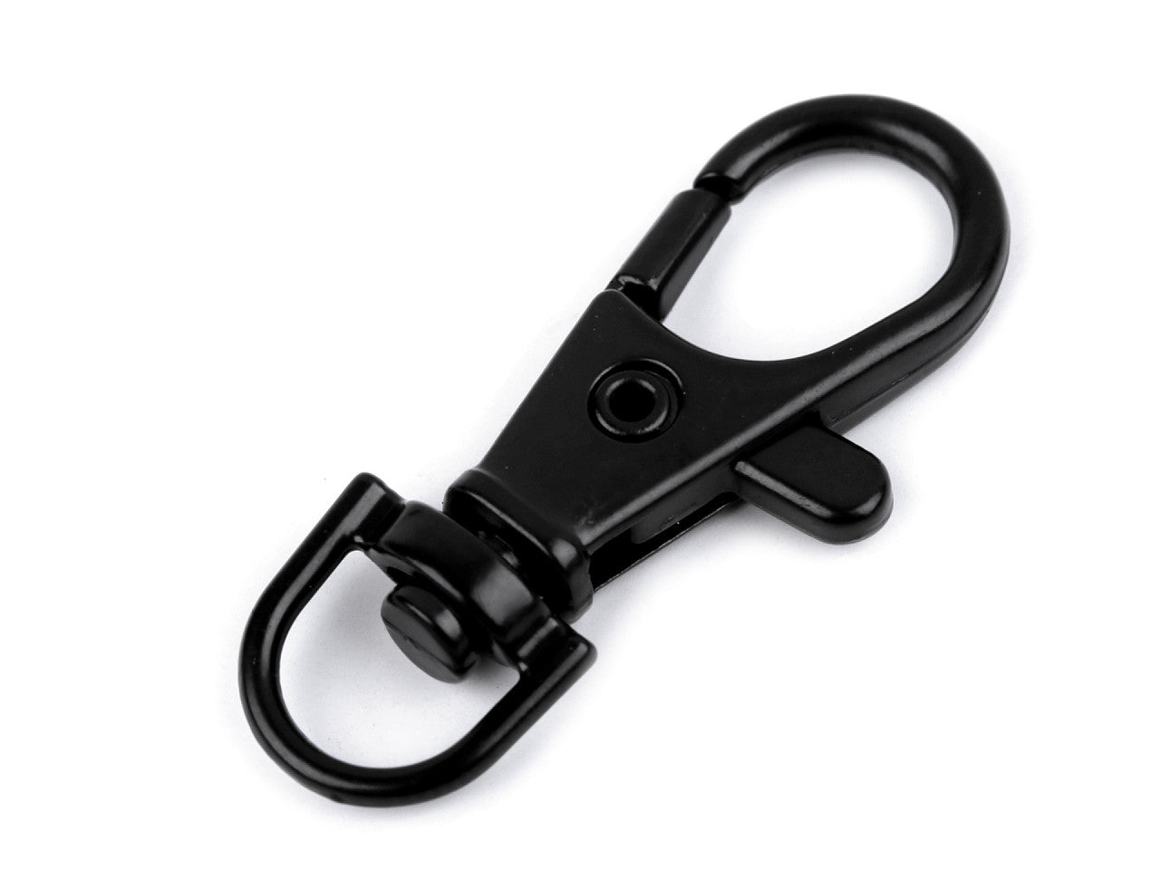 Mousqueton métallique pour sangle de 10 mm