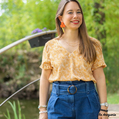 Patron couture du tee-shirt "Quai des Antilles"