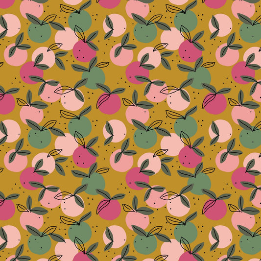 Popeline coton peachy POPPY (GOTS)