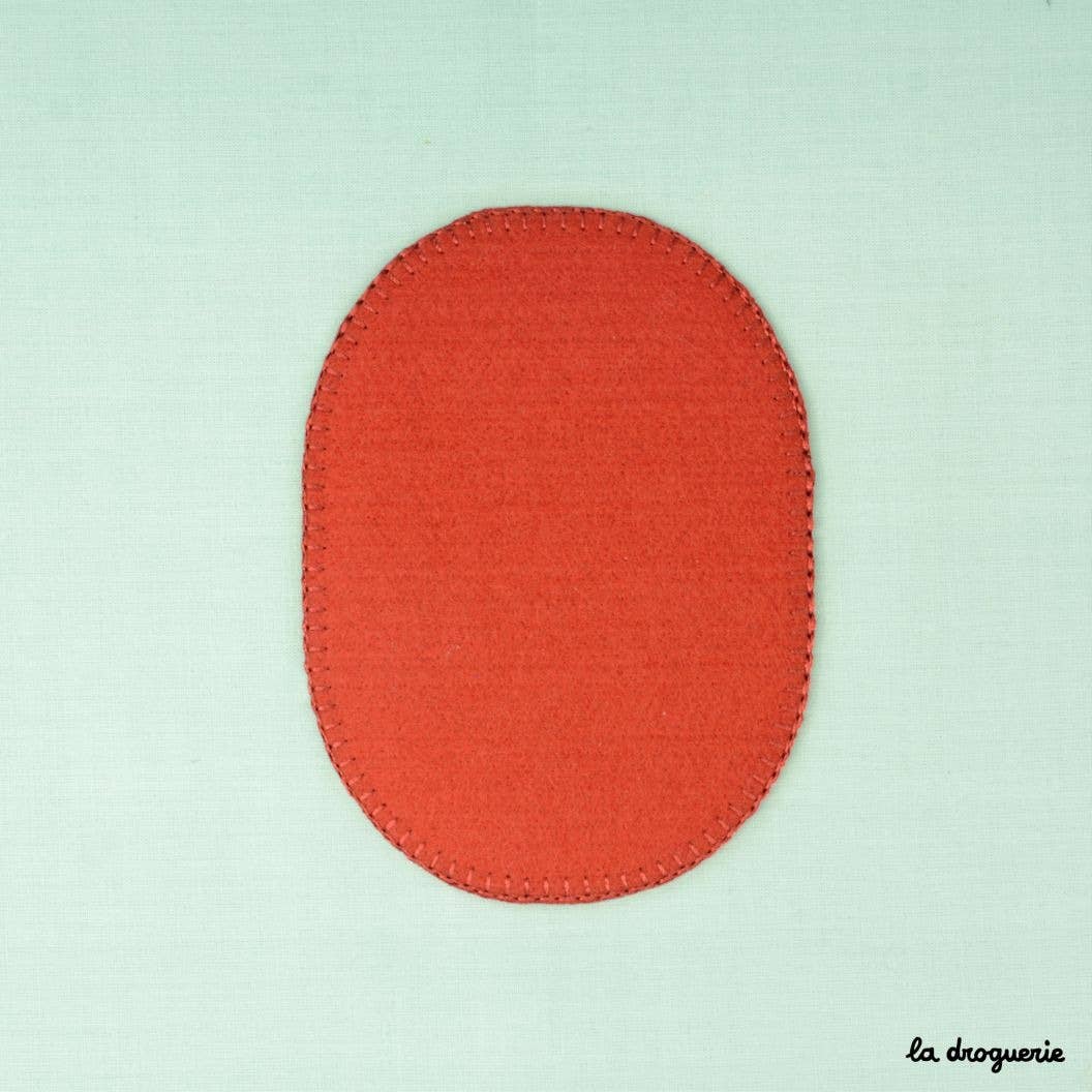 Coudes en feutre "Coudière avec surpiqûre" (la paire)