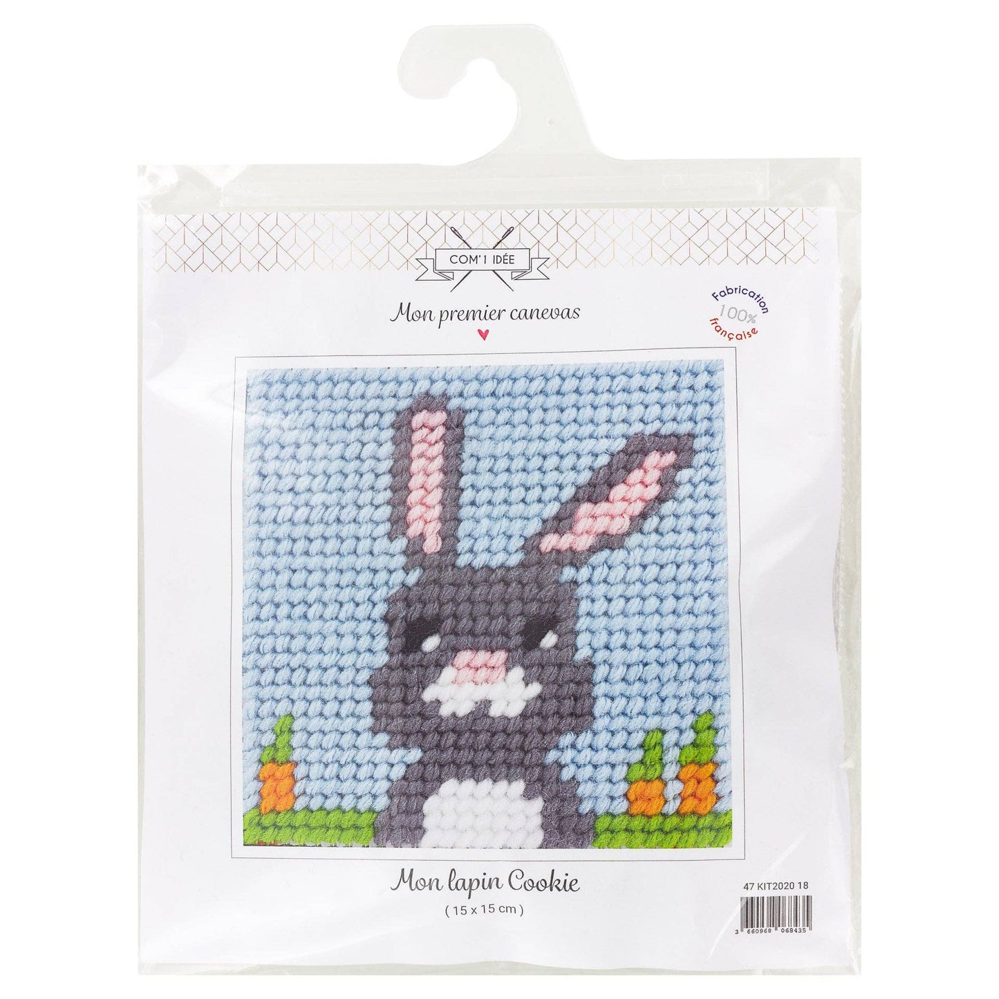 Kit canevas soudan | Mon lapin cookie