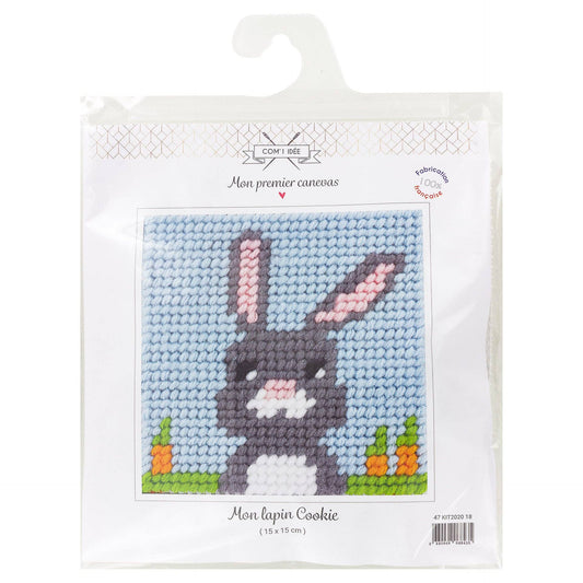 Kit canevas soudan | Mon lapin cookie