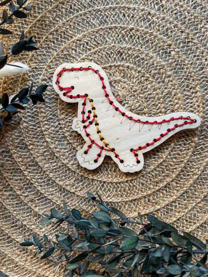 Kneckes & Compagnie - Kit de broderie dinosaures - Lot de 3