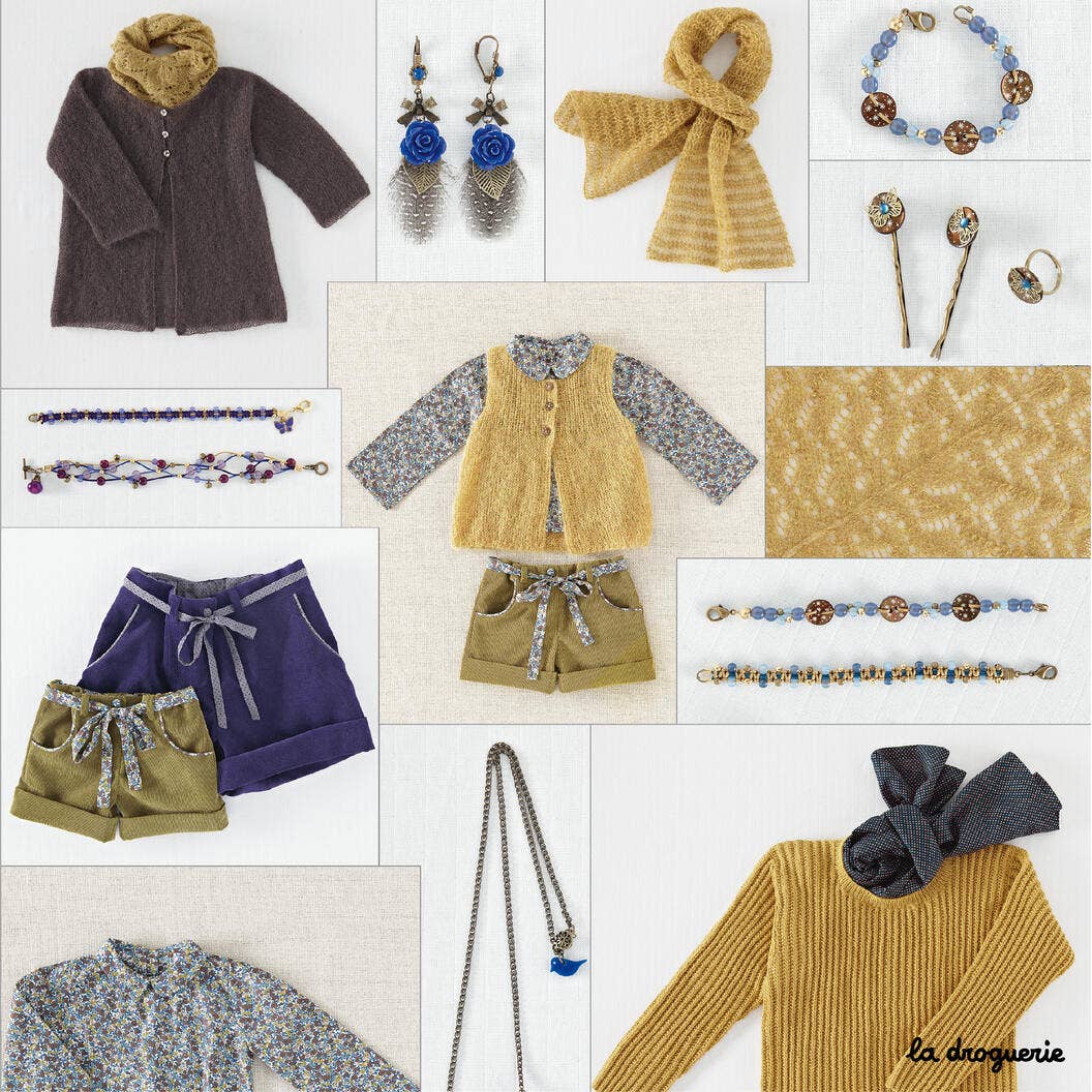 LA DROGUERIE - Livre DIY tricot et couture "En famille à La Droguerie"