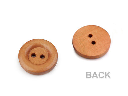 Boutons en bois, taille 12,7mm, 15,2mm, 17,7mm, 30', 20,3mm