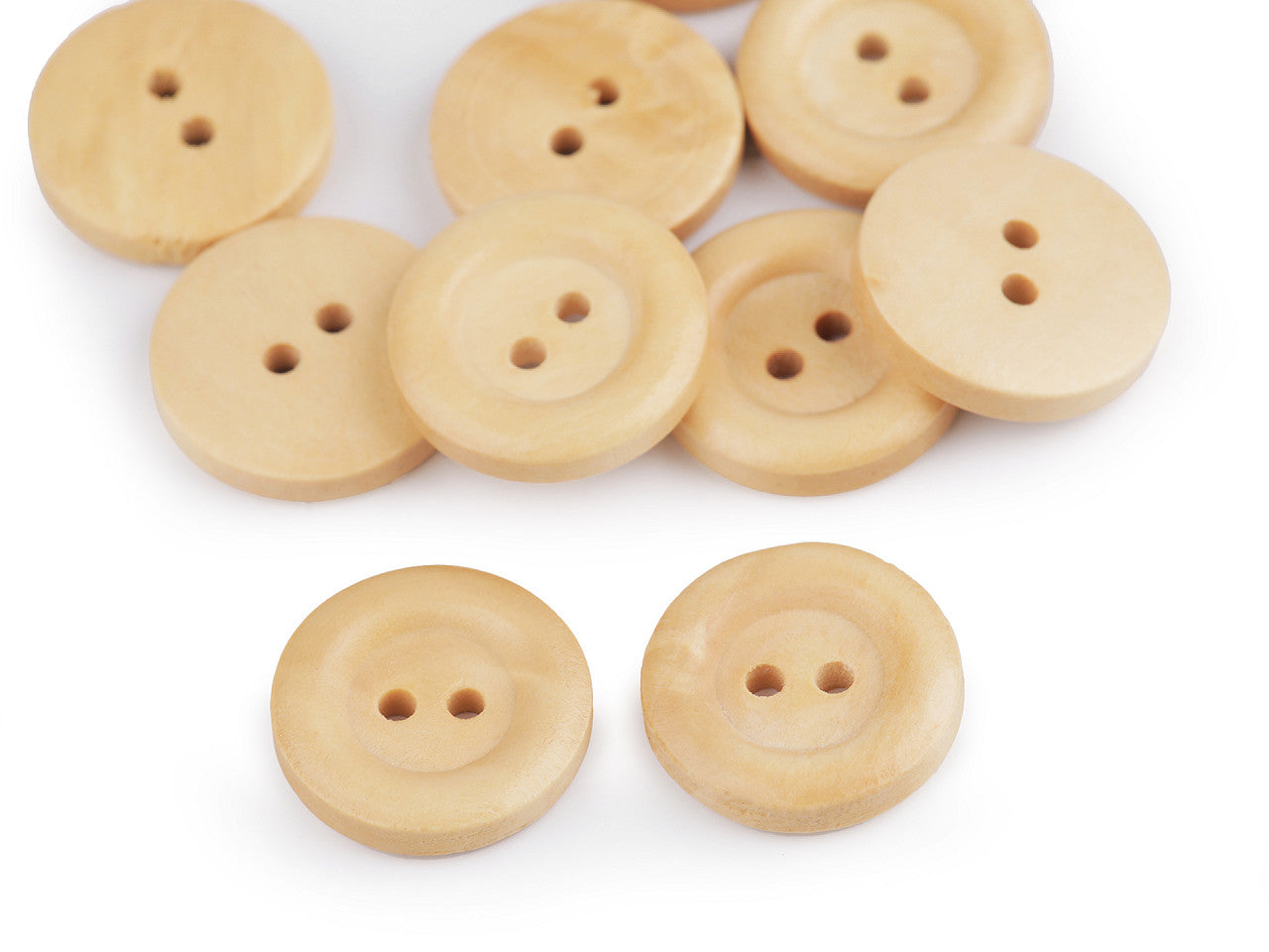 Boutons en bois, taille 12,7mm, 15,2mm, 17,7mm, 30', 20,3mm