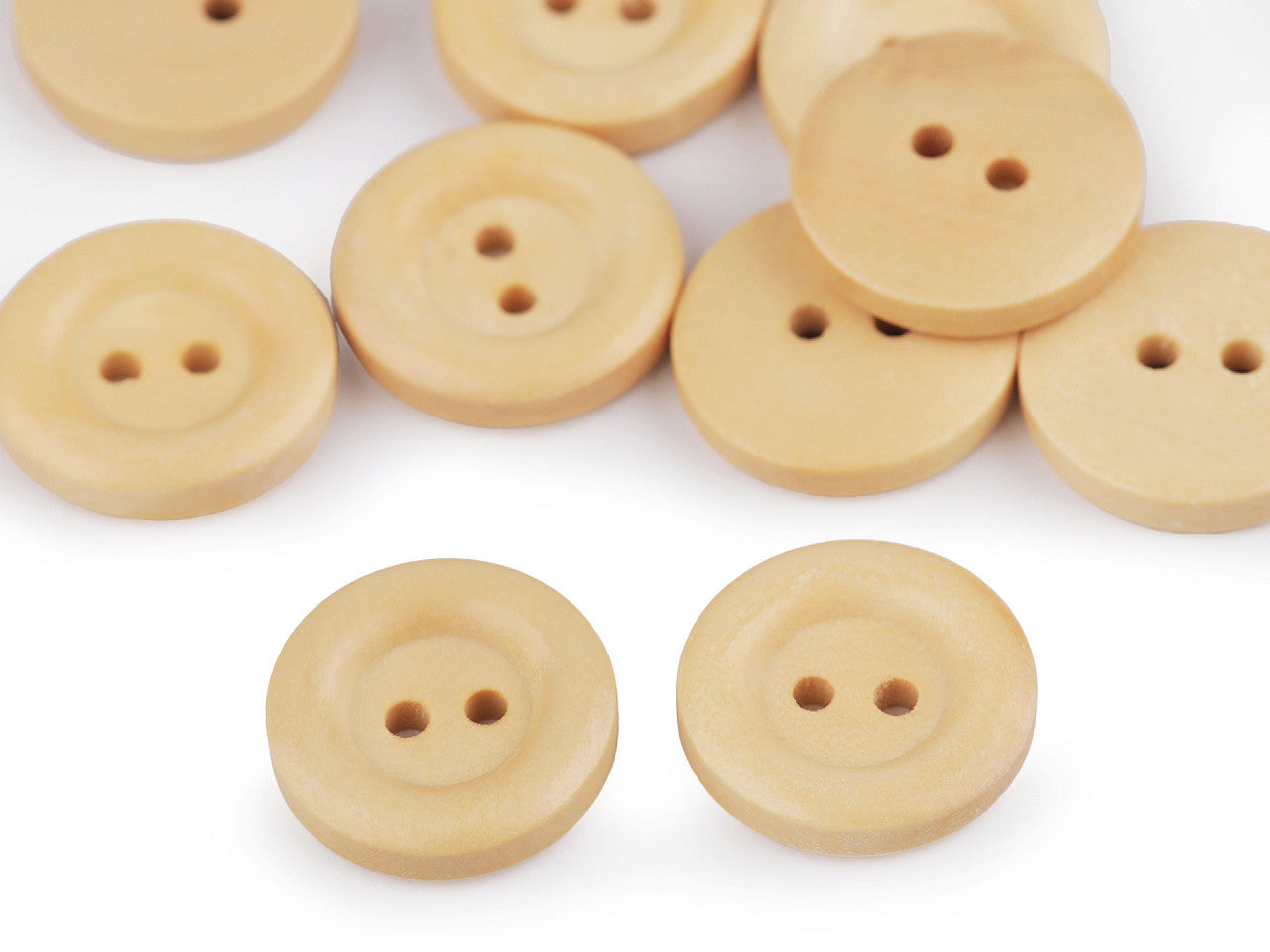 Boutons en bois, taille 12,7mm, 15,2mm, 17,7mm, 30', 20,3mm