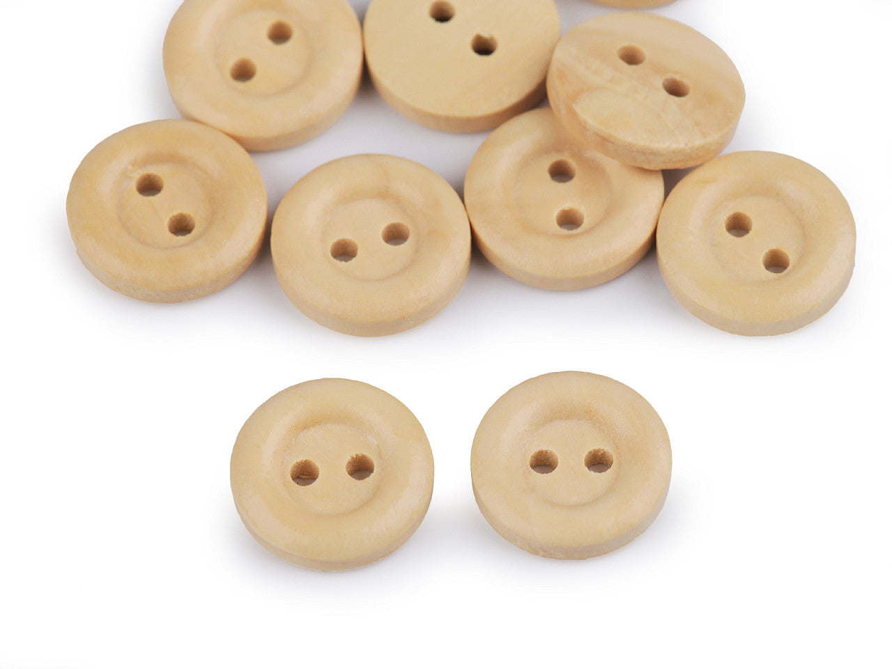 Boutons en bois, taille 12,7mm, 15,2mm, 17,7mm, 30', 20,3mm