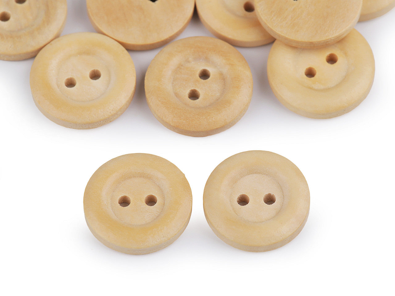 Boutons en bois, taille 12,7mm, 15,2mm, 17,7mm, 30', 20,3mm