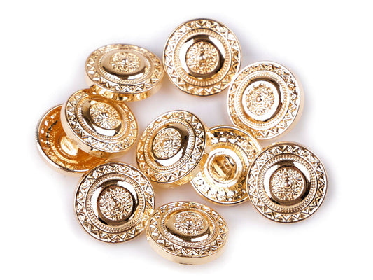 Bouton en métal, taille 17,7mm
