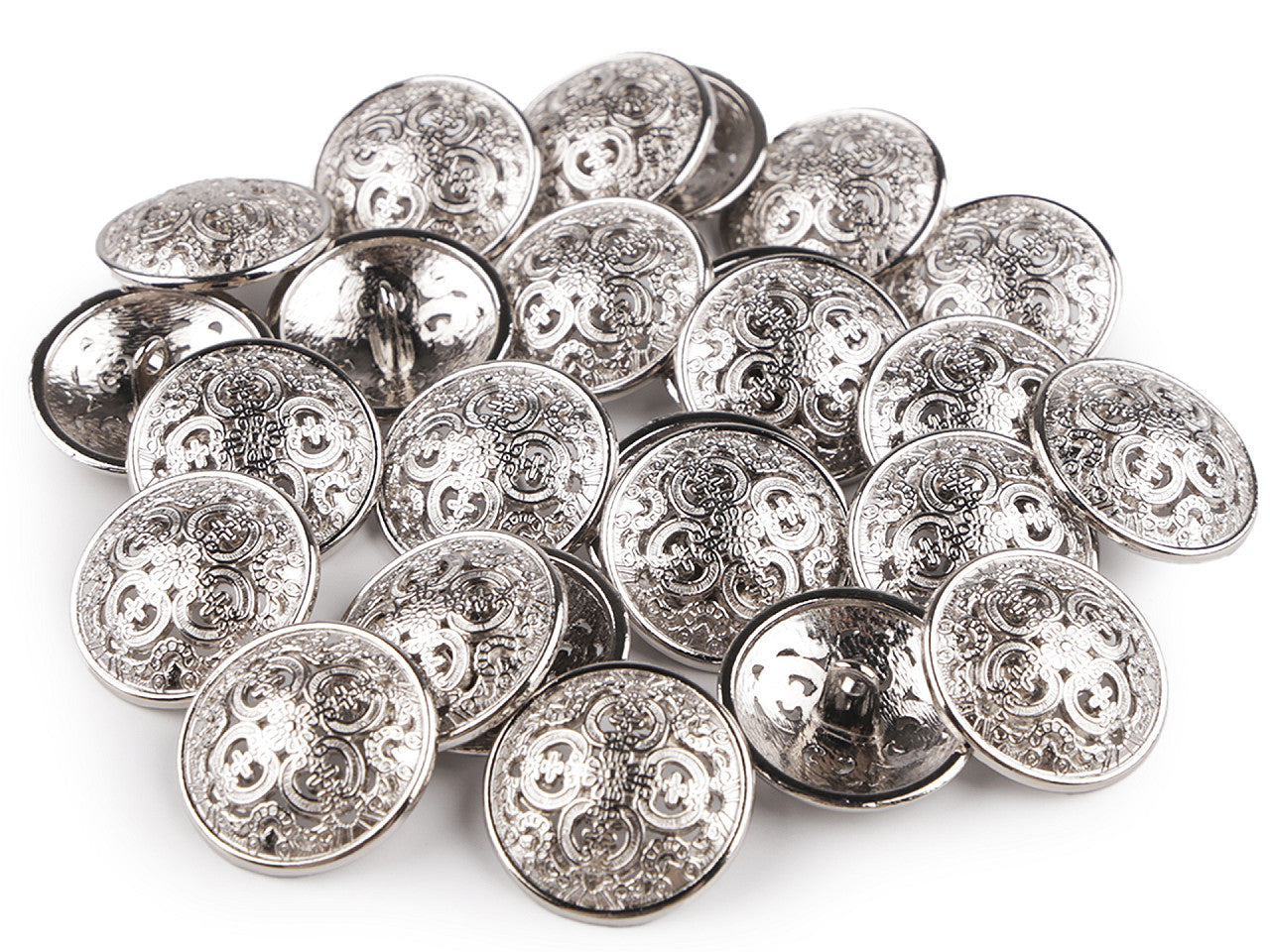 Bouton métallique, tailles 21,1mm, 36'