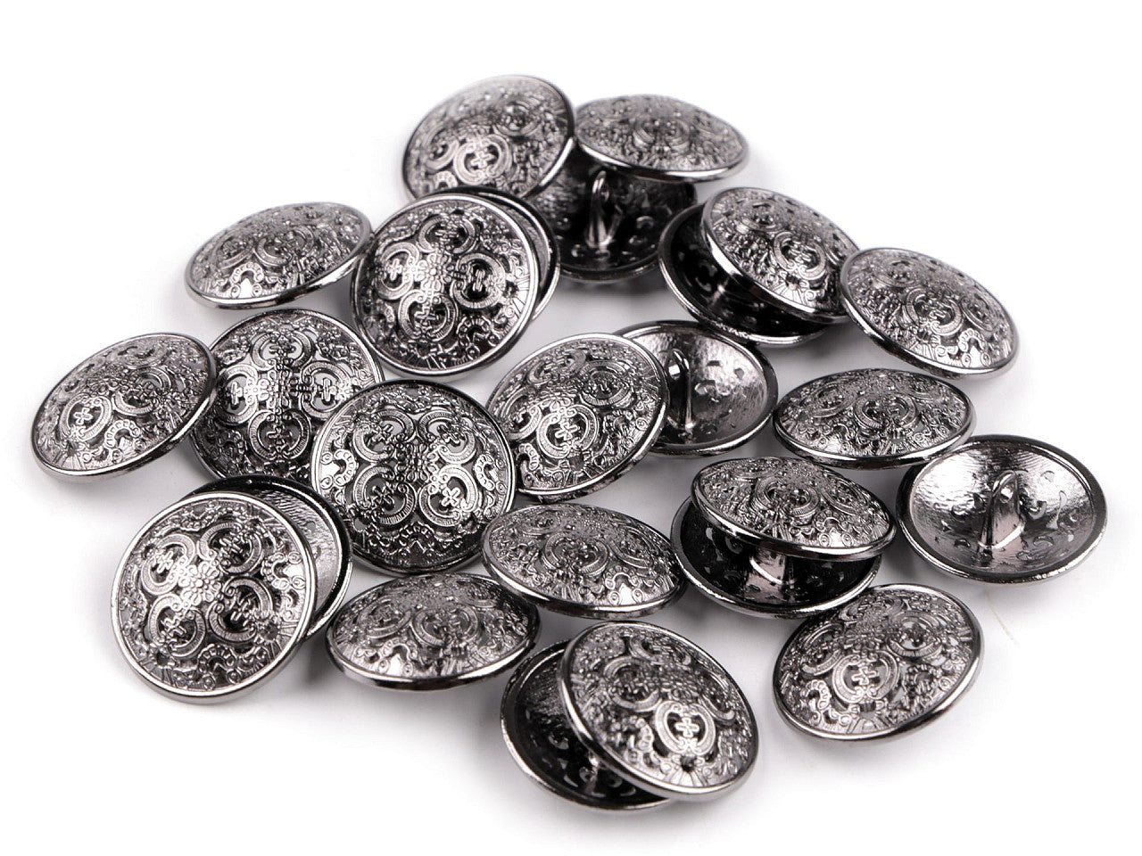 Bouton métallique, tailles 21,1mm, 36'