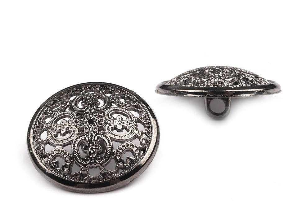 Bouton métallique, tailles 21,1mm, 36' - 25pc