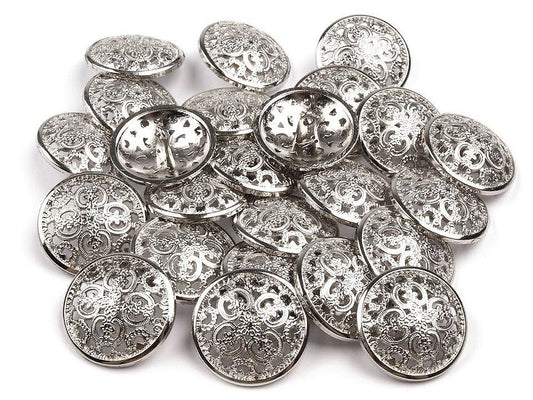 Bouton en métal, taille 25,4mm