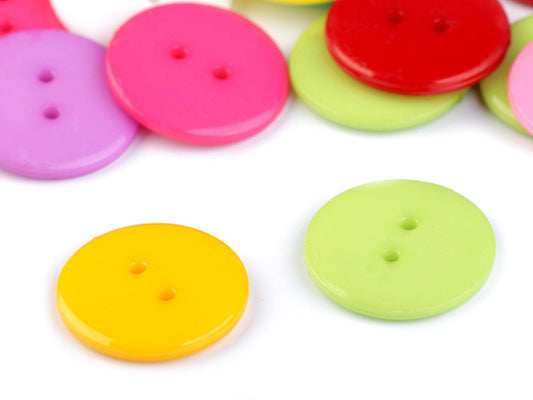Assortiment de boutons de couleur, taille 36'