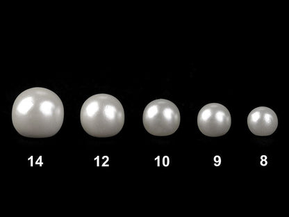 Bouton fausse perle, Ø 12 mm
