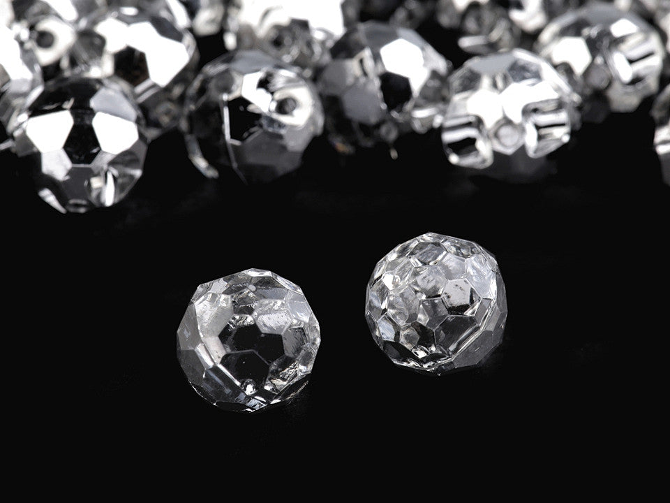 Boutons cristaux de strass, Ø 10 mm