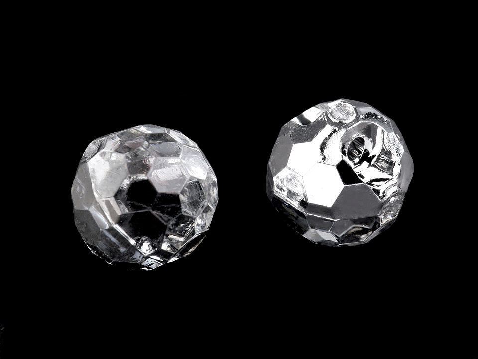 Boutons cristaux de strass, Ø 10 mm