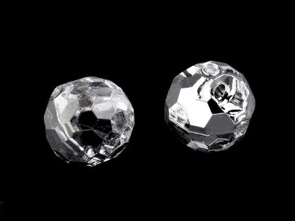 Boutons cristaux de strass, Ø 10 mm