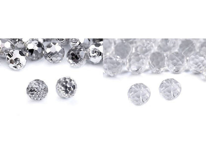 Boutons cristaux de strass, Ø 10 mm