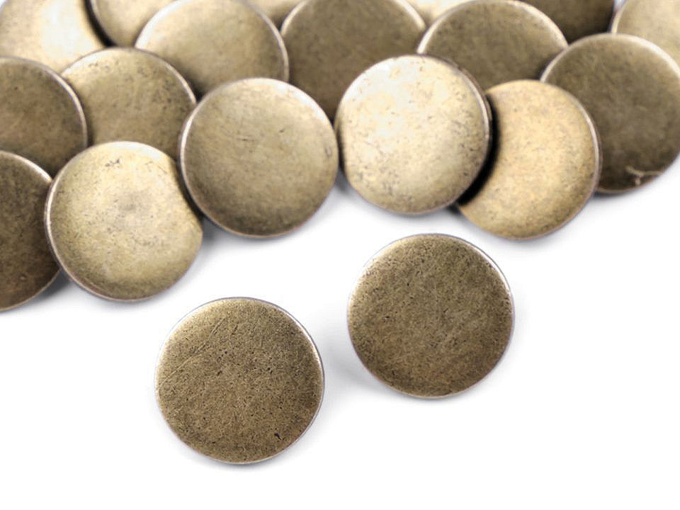 Bouton métallique, 15,2mm, 30', 20,3mm