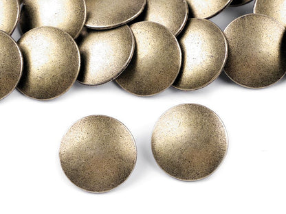 Bouton métallique, 15,2mm, 30', 20,3mm