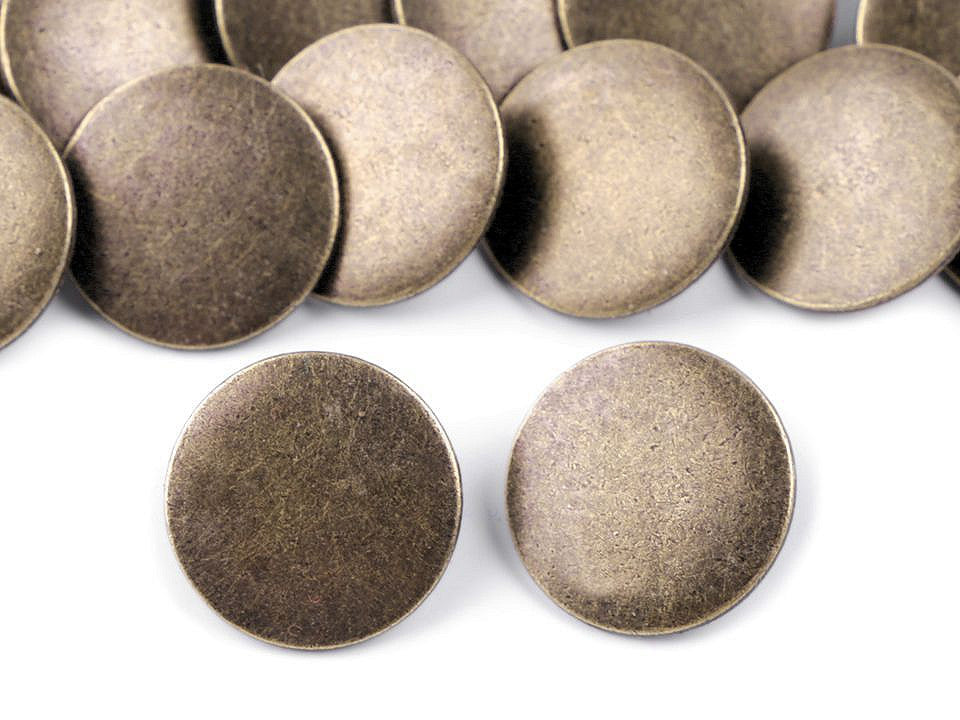 Bouton métallique, 15,2mm, 30', 20,3mm