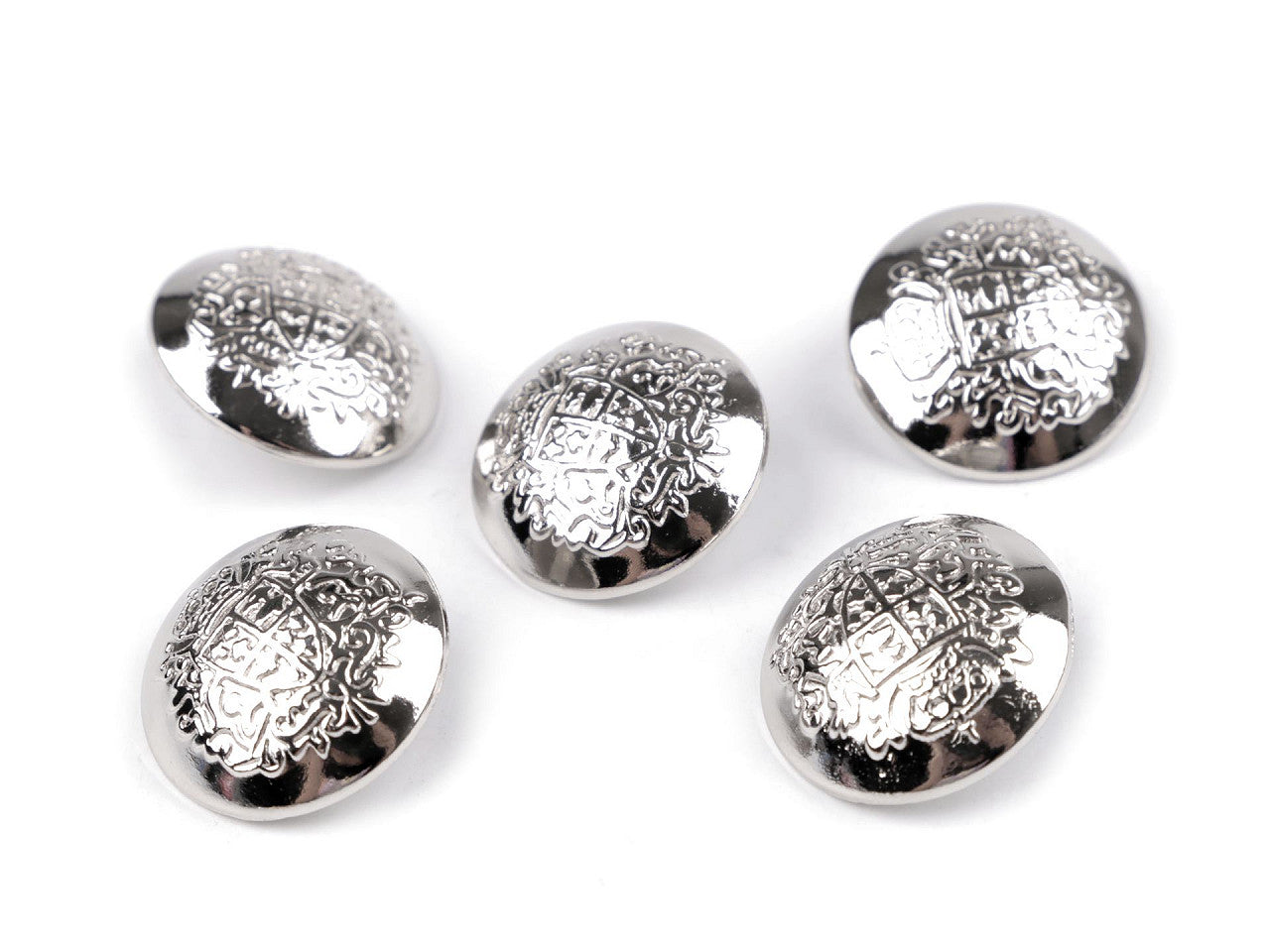 Bouton métallique, tailles 17,7mm, 20,3mm, 36'