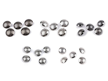 Bouton métallique, tailles 17,7mm, 20,3mm, 36'