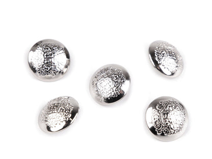 Bouton métallique, tailles 17,7mm, 20,3mm, 36'