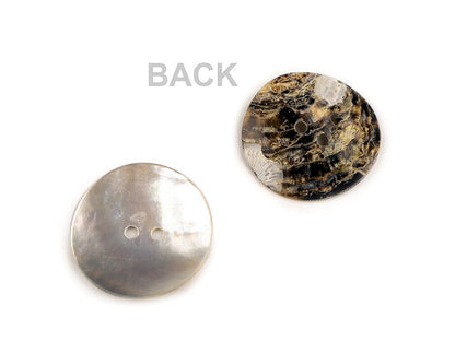 Bouton nacre, tailles 17,7mm, 20,3mm, 25,4mm