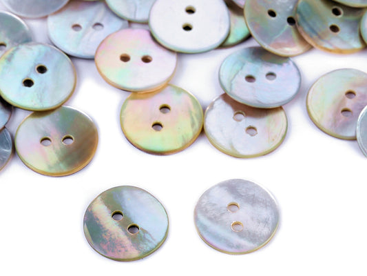 Bouton nacre, taille 15,2mm