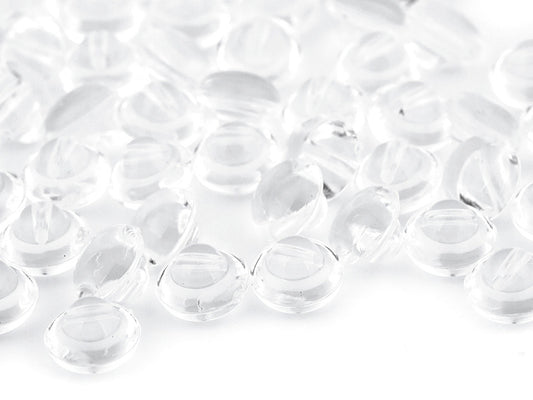 Bouton transparent, taille 10,2mm