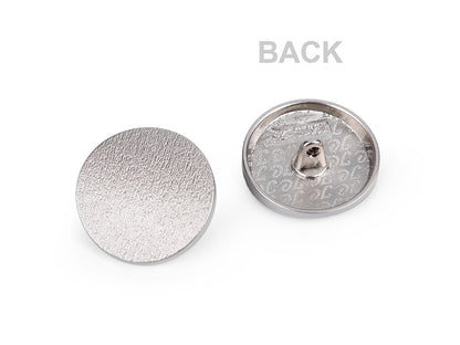 Bouton métallique avec motifs, taille 38'