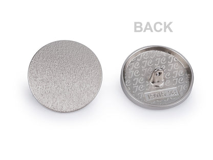 Bouton métallique avec motifs, taille 44'