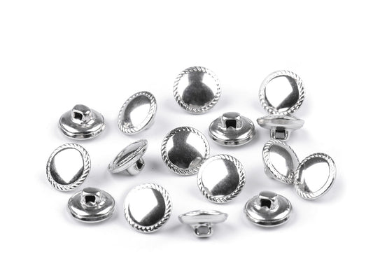 Bouton métallique, taille 12,7mm