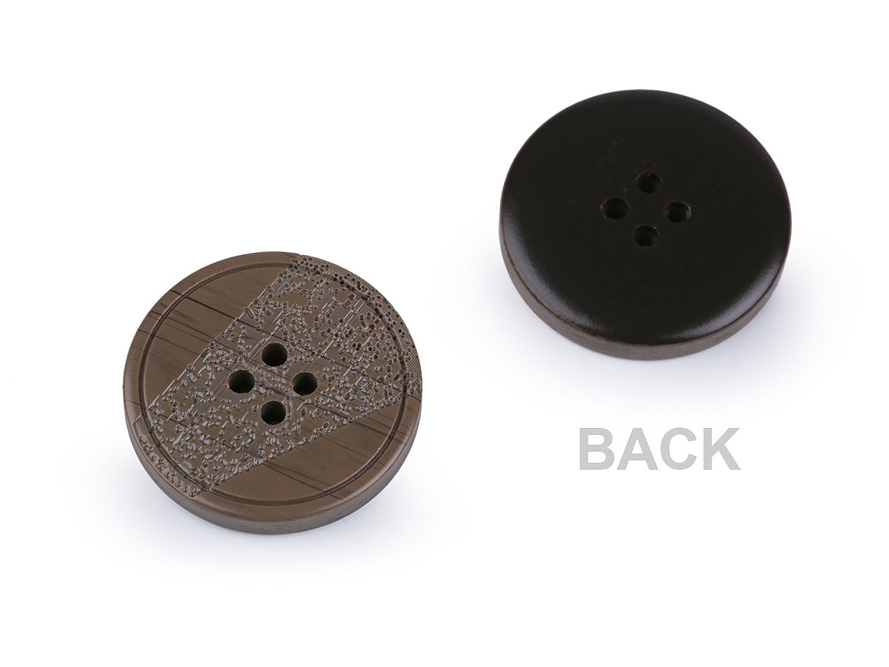 Bouton avec gravure au laser, taille 25,4mm, 44'