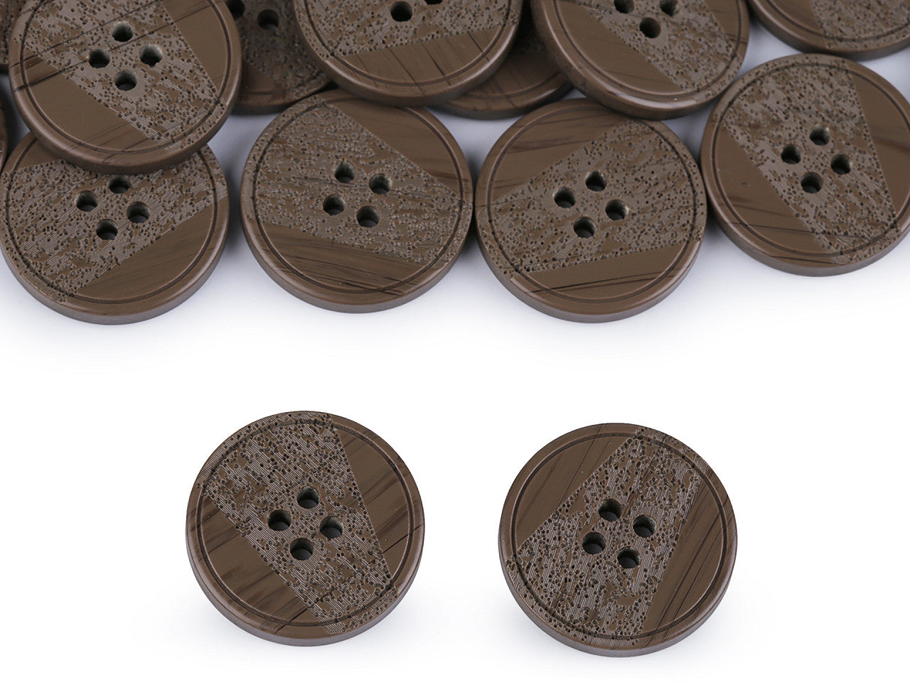 Bouton avec gravure au laser, taille 25,4mm, 44'
