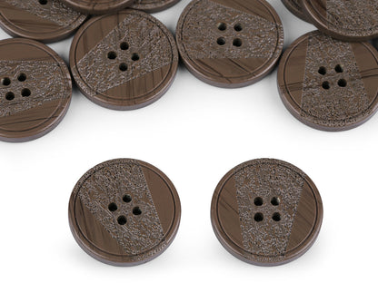 Bouton avec gravure au laser, taille 25,4mm, 44'