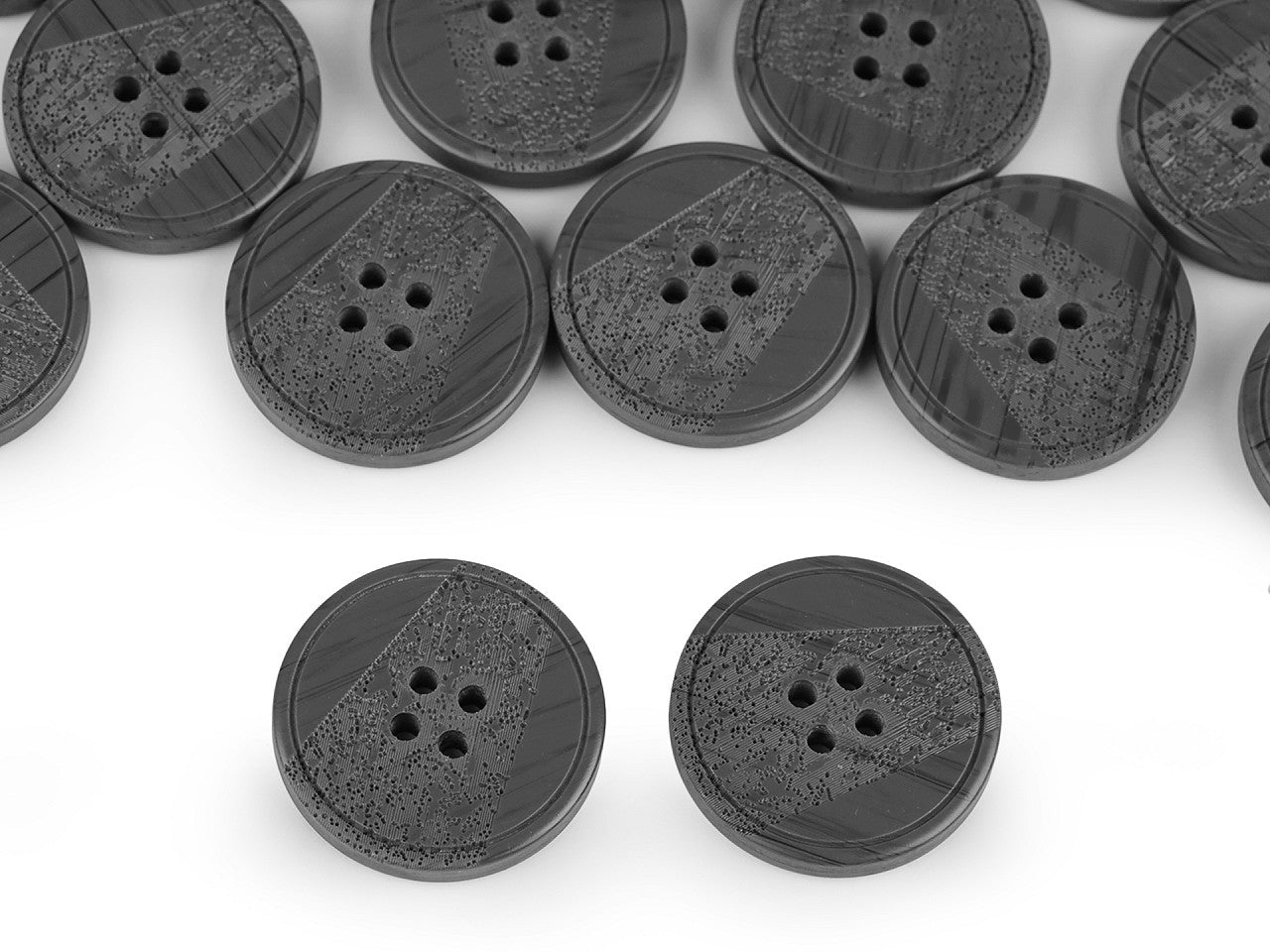 Bouton avec gravure au laser, taille 25,4mm, 44'