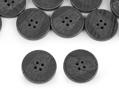 Bouton avec gravure au laser, taille 25,4mm, 44'