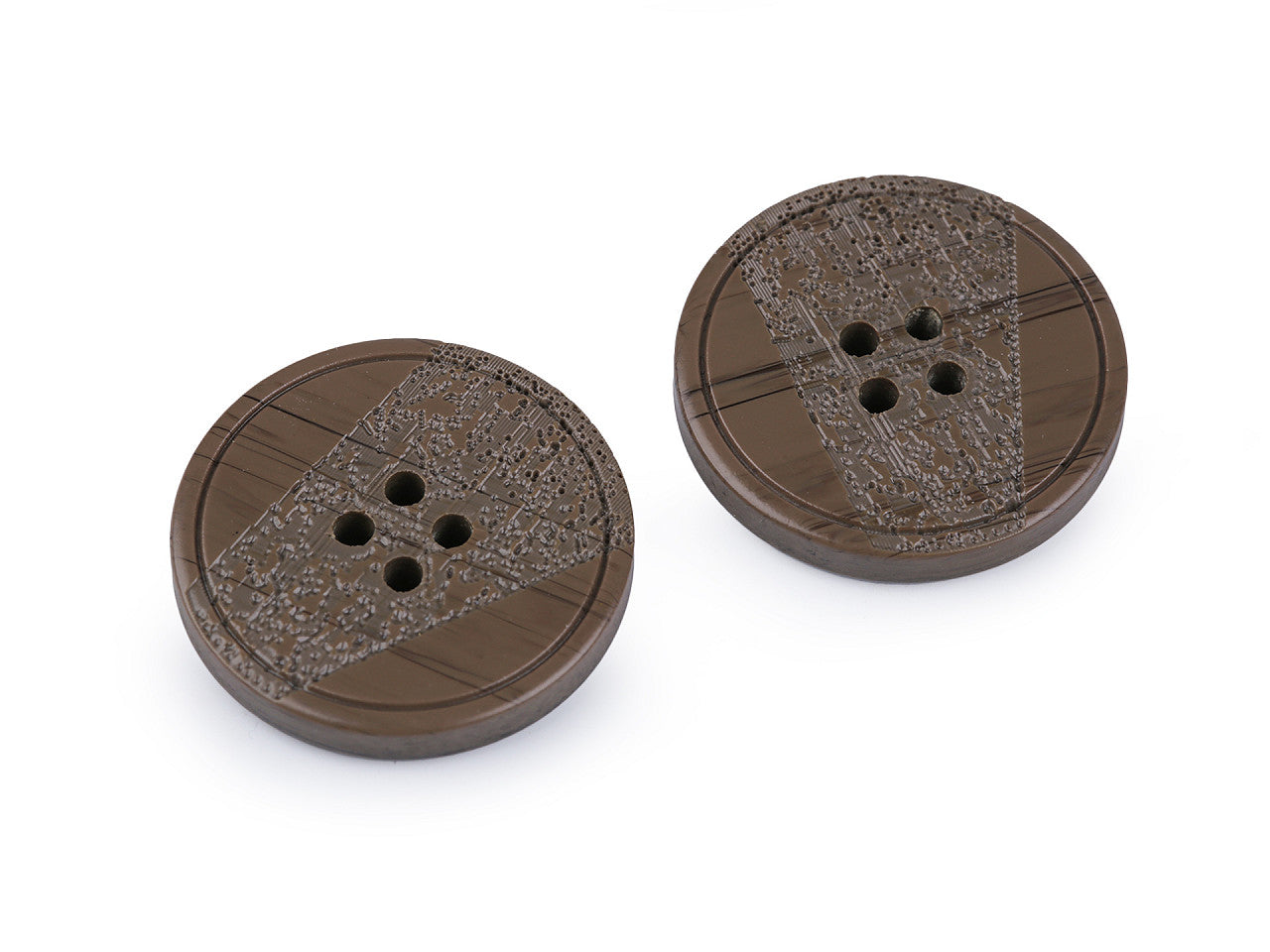 Bouton avec gravure au laser, taille 25,4mm, 44'