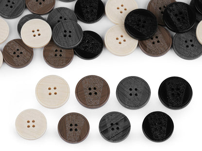 Bouton avec gravure au laser, taille 25,4mm, 44'