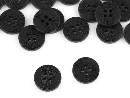 Bouton avec gravure au laser, taille 15,2mm, 17,7mm, 20,3mm, 36'