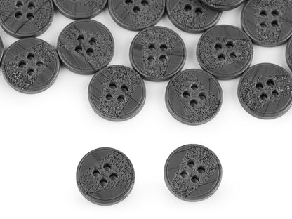Bouton avec gravure au laser, taille 15,2mm, 17,7mm, 20,3mm, 36'