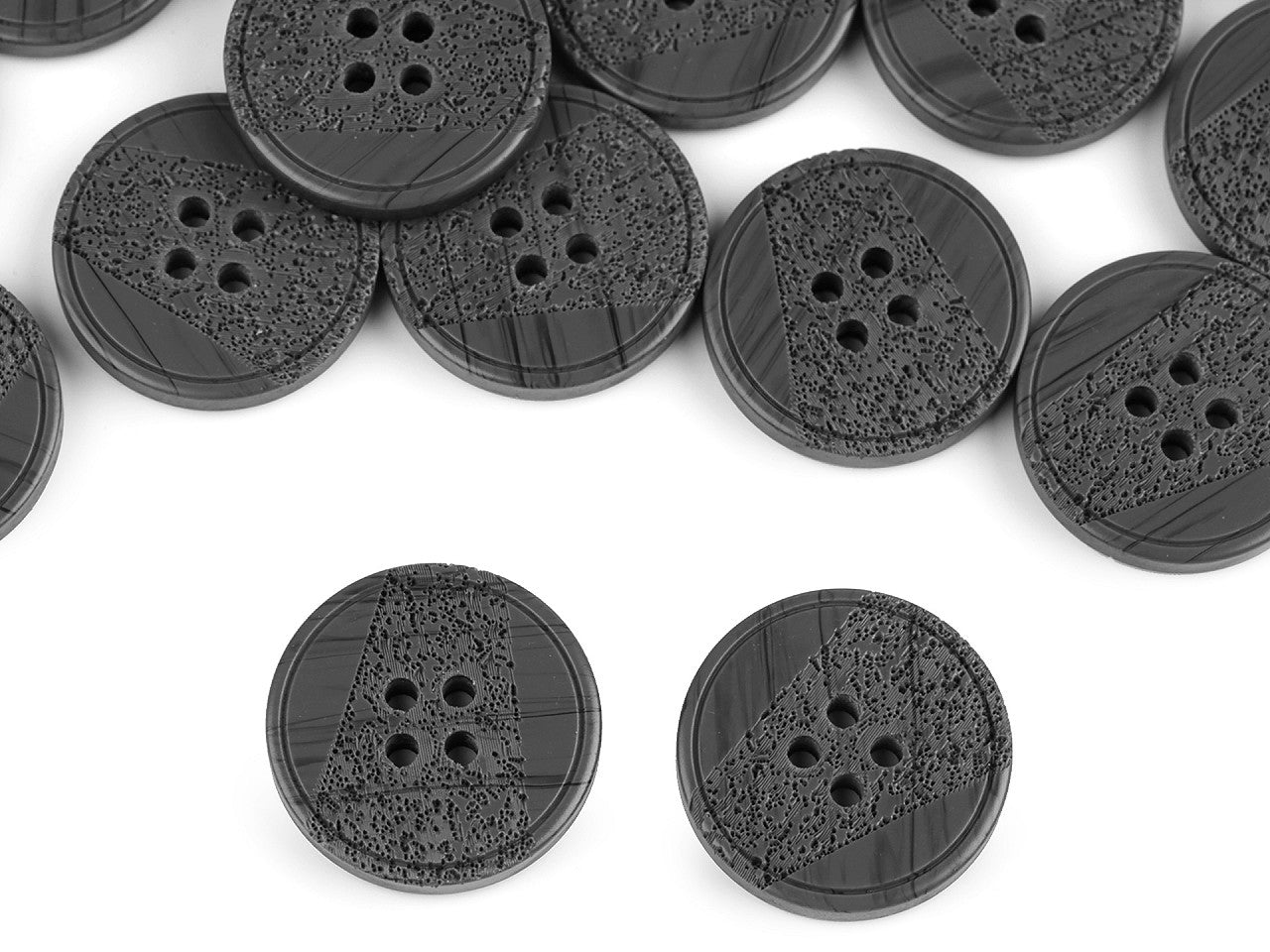 Bouton avec gravure au laser, taille 15,2mm, 17,7mm, 20,3mm, 36'
