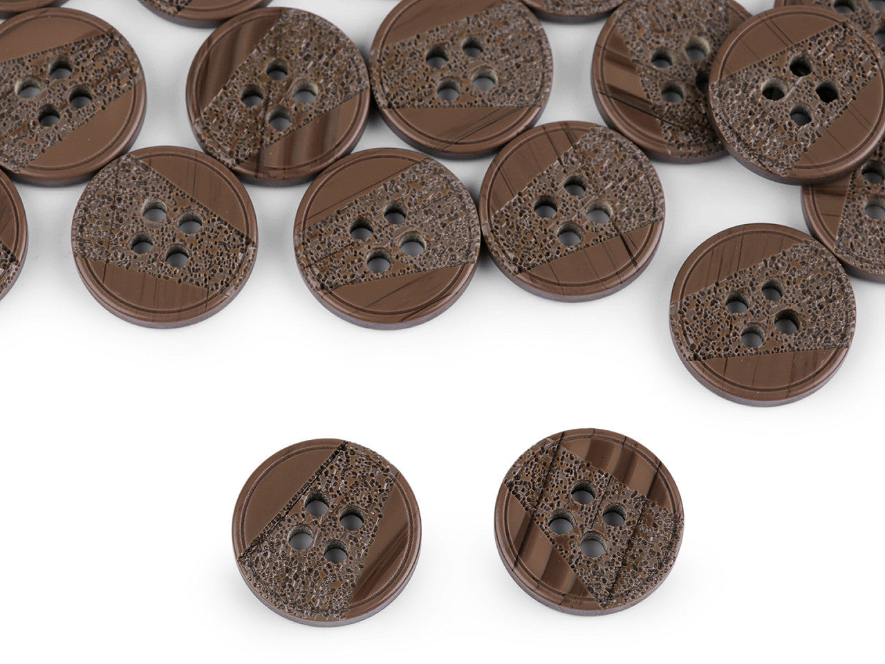 Bouton avec gravure au laser, taille 15,2mm, 17,7mm, 20,3mm, 36'
