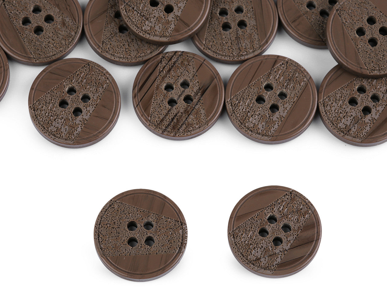 Bouton avec gravure au laser, taille 15,2mm, 17,7mm, 20,3mm, 36'